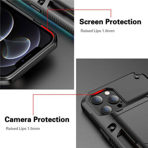 Armor Slide Military Grade Wallet Shockproof Case for iPhone 12 Series - Libiyi