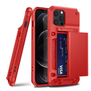 Armor Slide Military Grade Wallet Shockproof Case for iPhone 12 Series - Libiyi