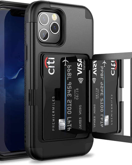 2-in-1 Heavy Duty Protection Case With Hidden Mirror For iPhone 12 Series - Libiyi